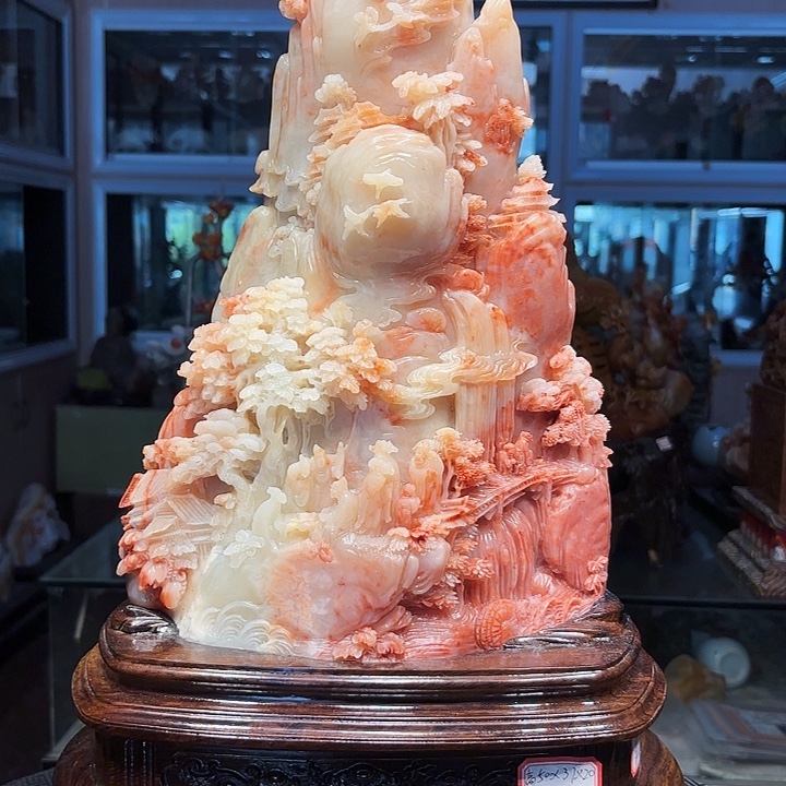 用***1寿山石寿山石雕刻工艺品