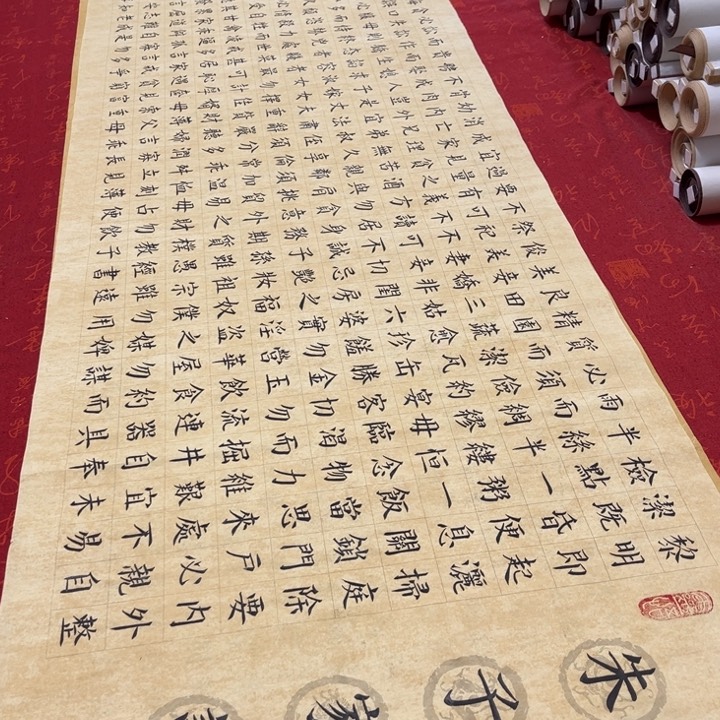 书法朱子家训张兵180✖️48