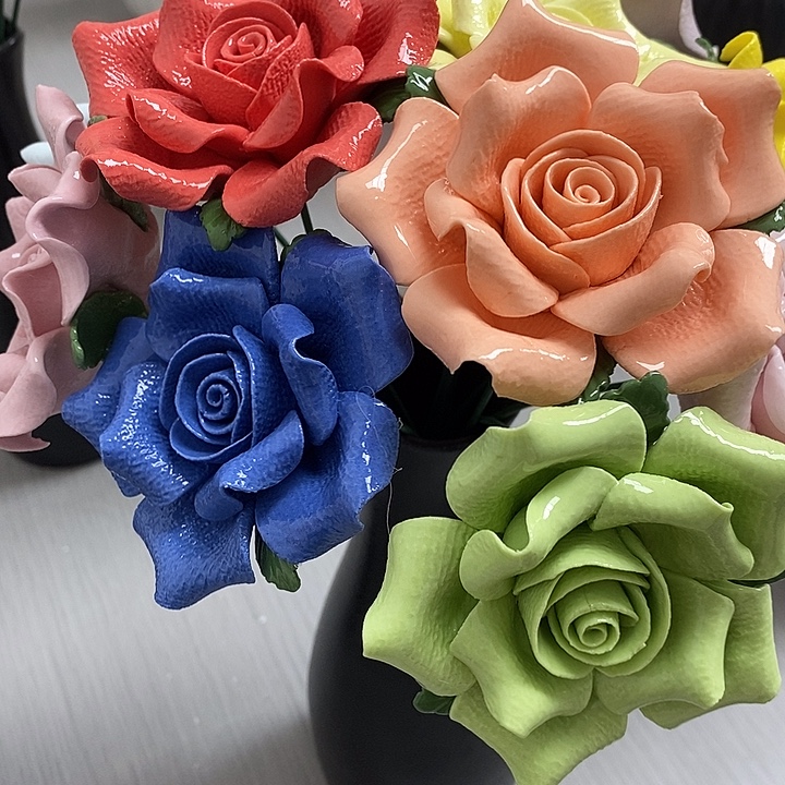 陶瓷陶瓷材料加工4朵