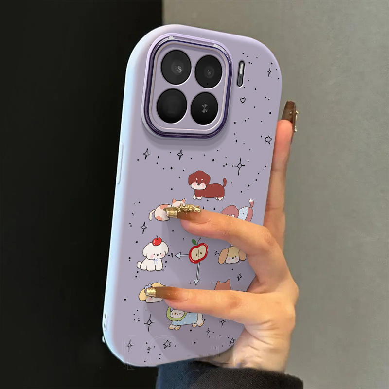 精孔胖子时钟动物适用苹果17手机壳iphone16华为oppo小米vivo女54