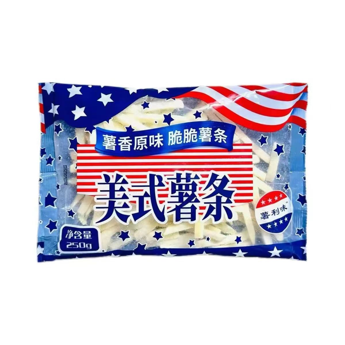 美式冷冻薯条250克*3包（日期到2027年3月）