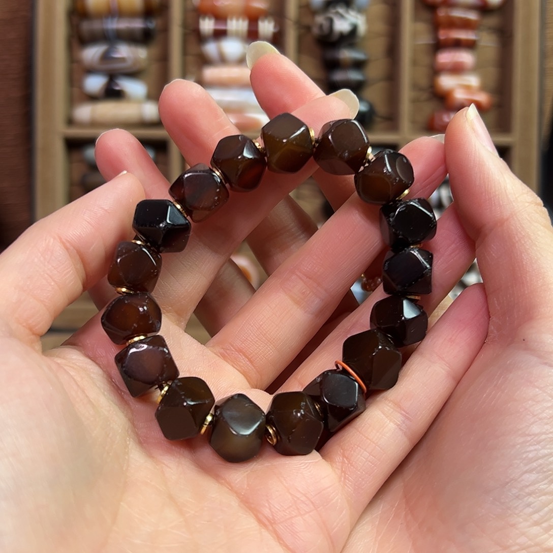 玛瑙/玉髓未镶嵌手链