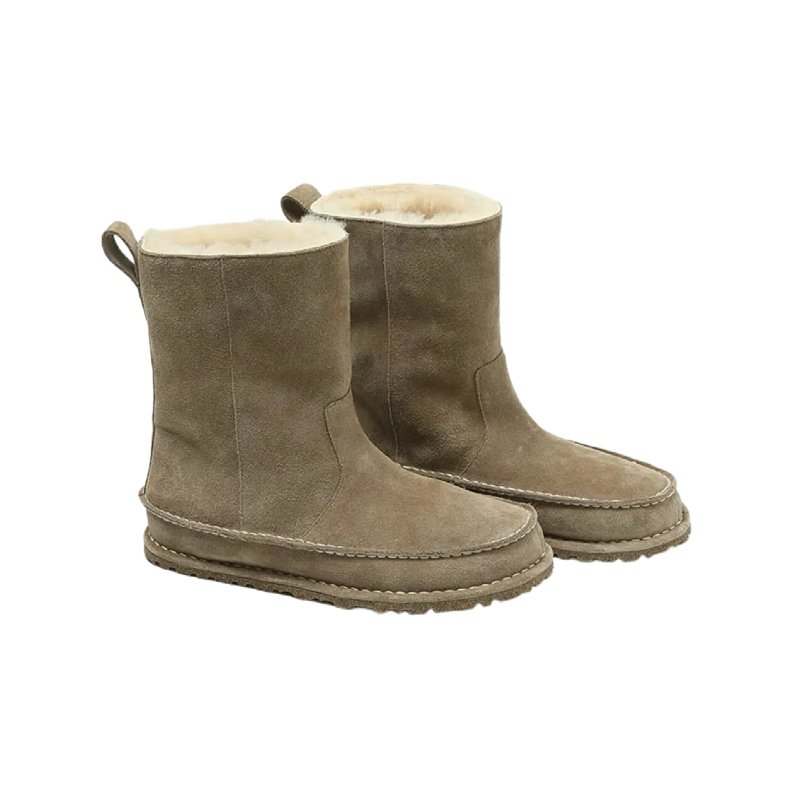 【艺洋丨Xyra Yasi 】加绒轻便保暖加厚羊毛一体中筒靴BTMQ-6109