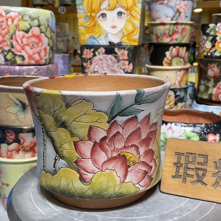 景德镇艺术手绘作品