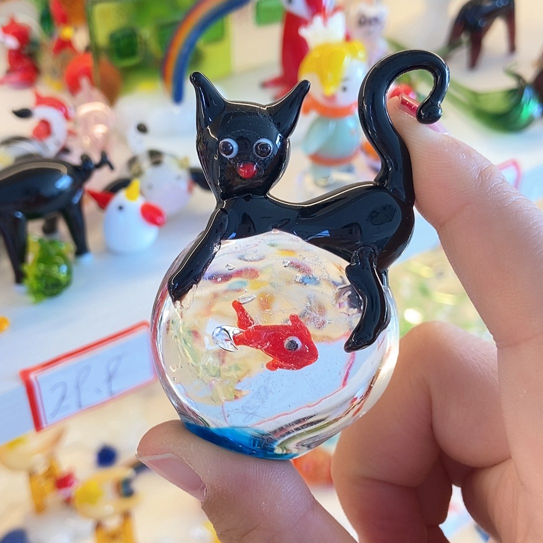 琉璃手工艺品有瑕