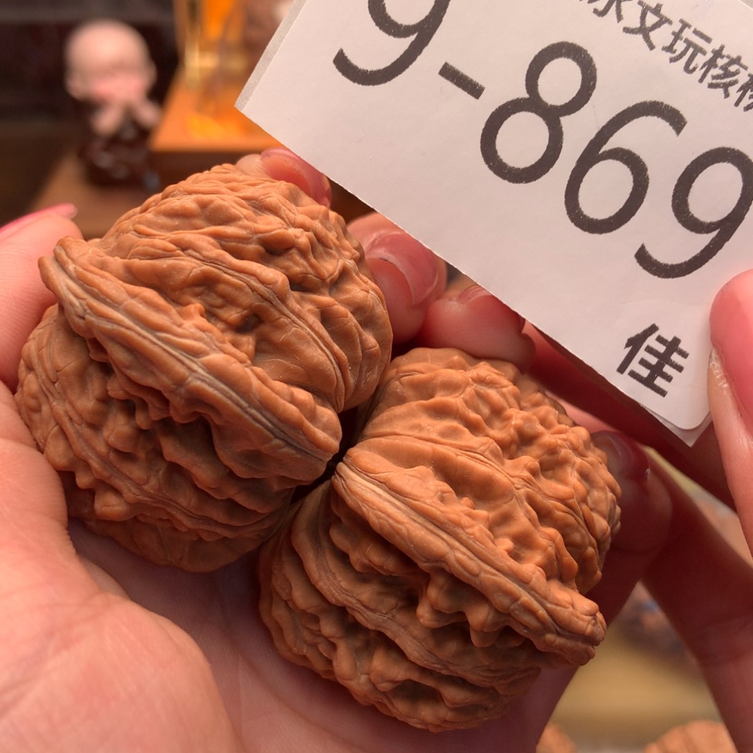 文玩核桃把件45四座楼
