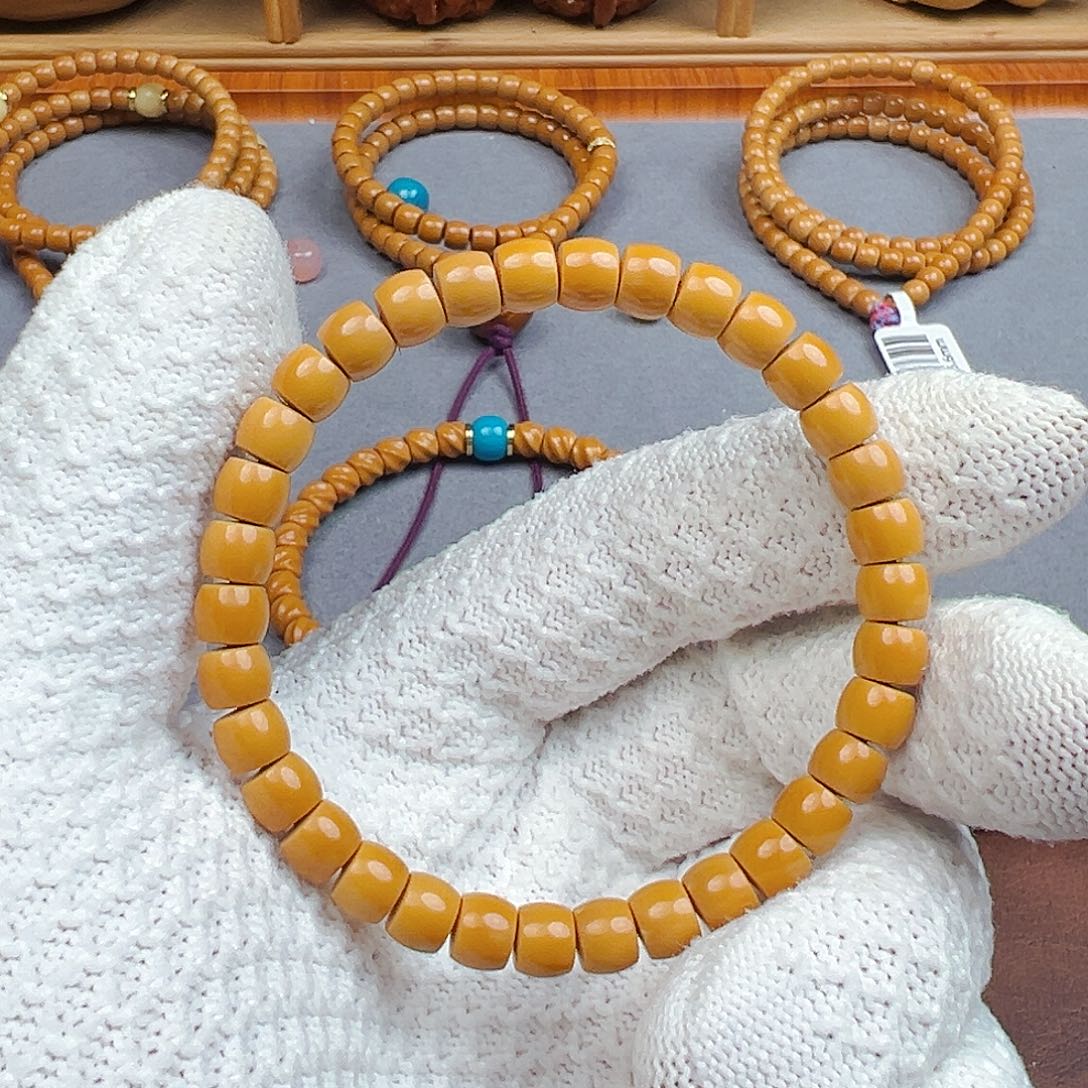 手串/手链橄榄核橄榄核尖老挝直切单圈7.0