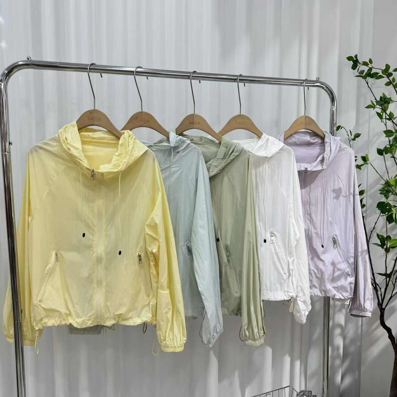 【宝贝家】218防晒冲锋衣拉链口袋