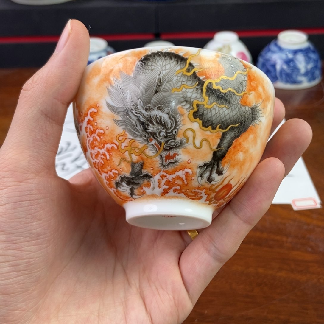 杯景德镇手绘陶瓷艺术