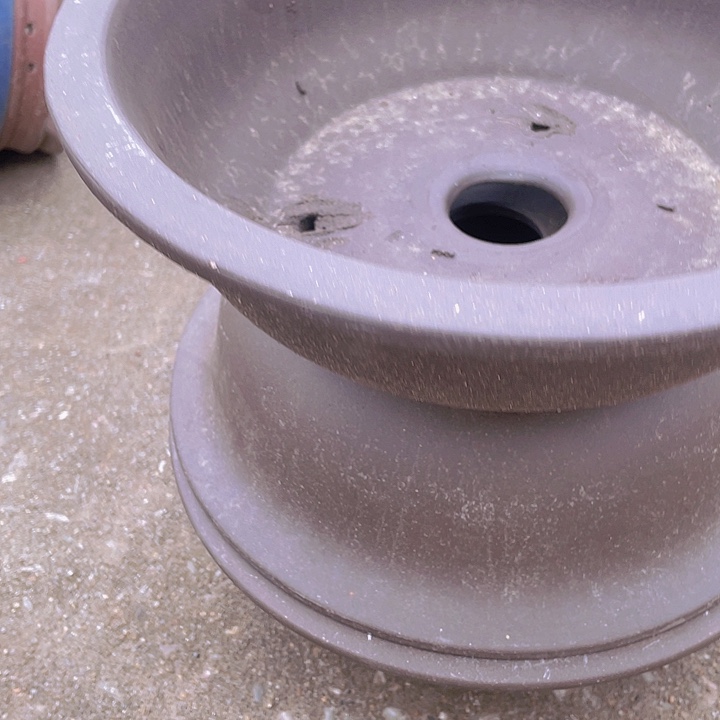 紫砂28碗盆3个花片花哦