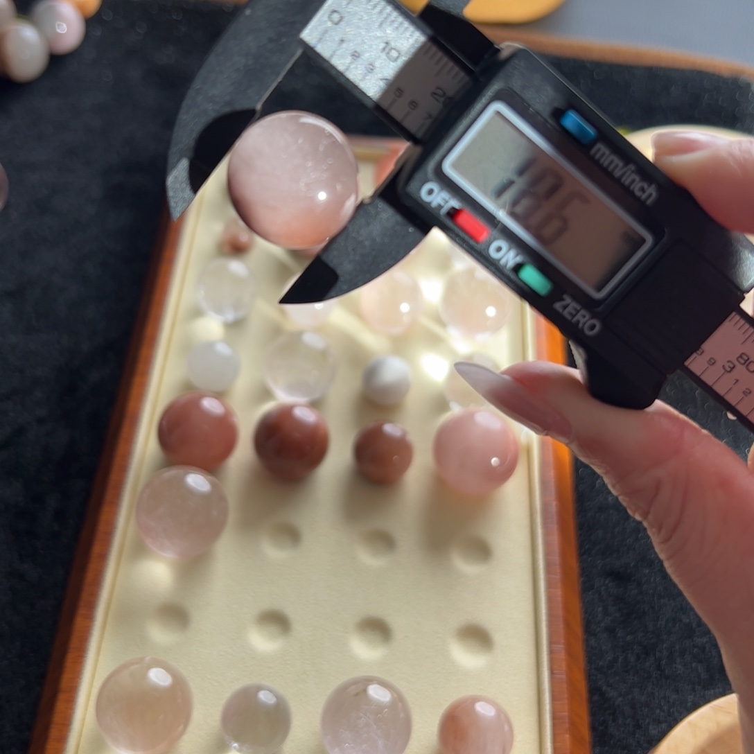 最***i水晶未镶嵌手链18.6m定制通孔不退不换