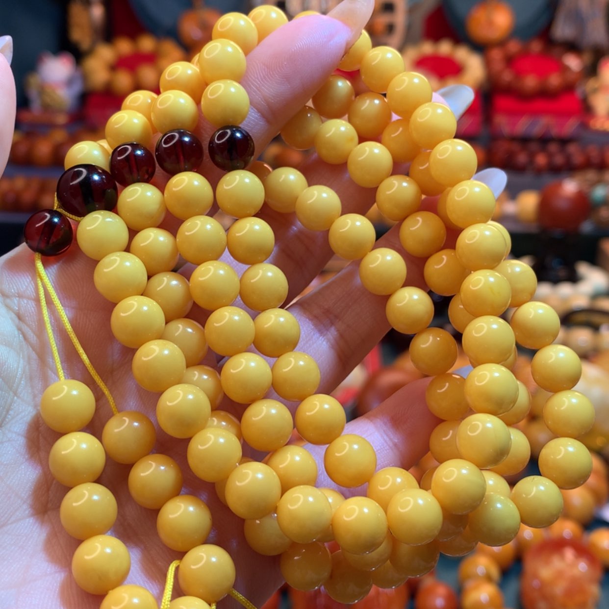 【闪购商品】蜜蜡手链未镶嵌蜜蜡手链