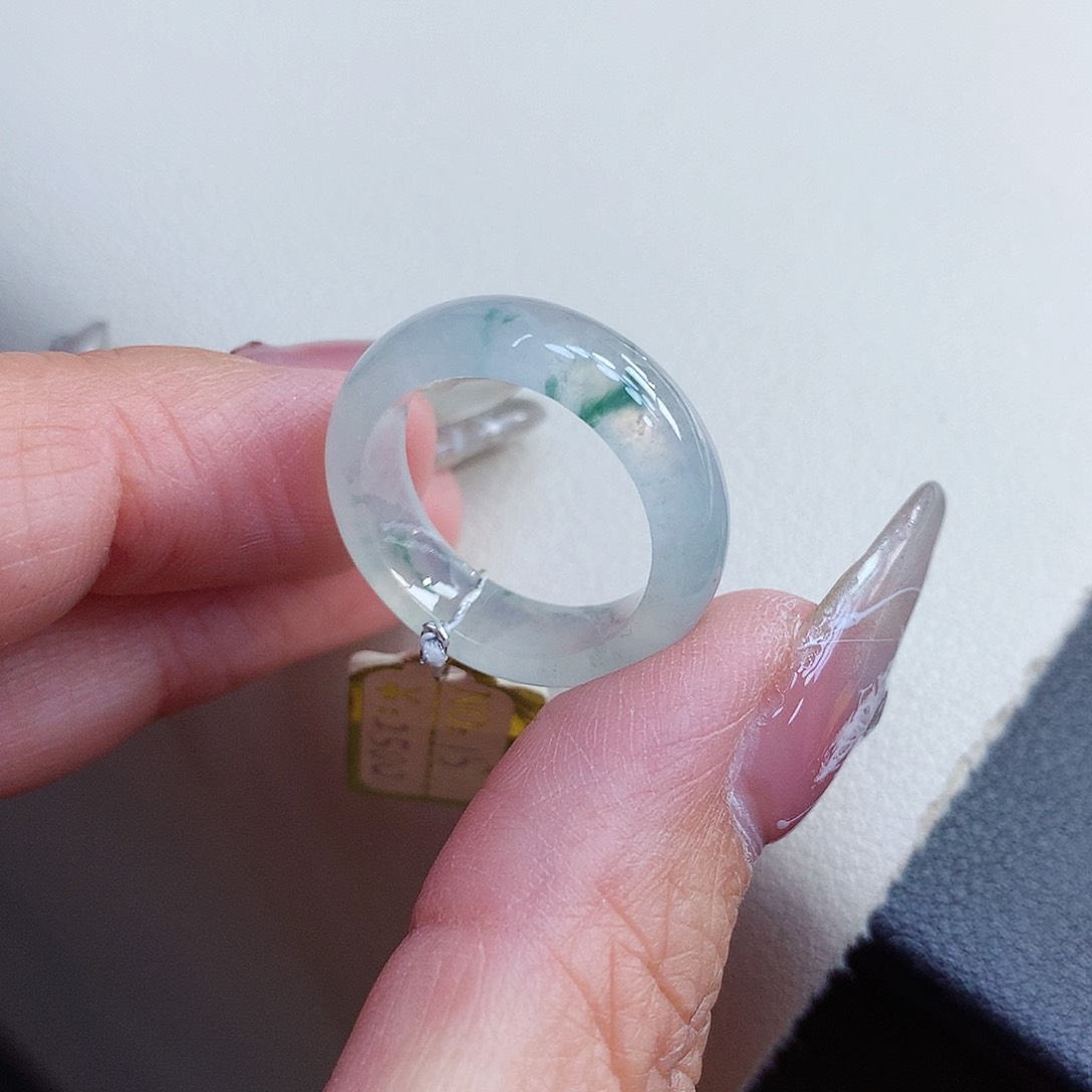 翡翠戒指未镶嵌15号