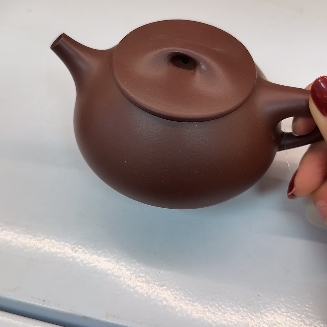 紫砂茶壶黄龙山原矿紫泥250