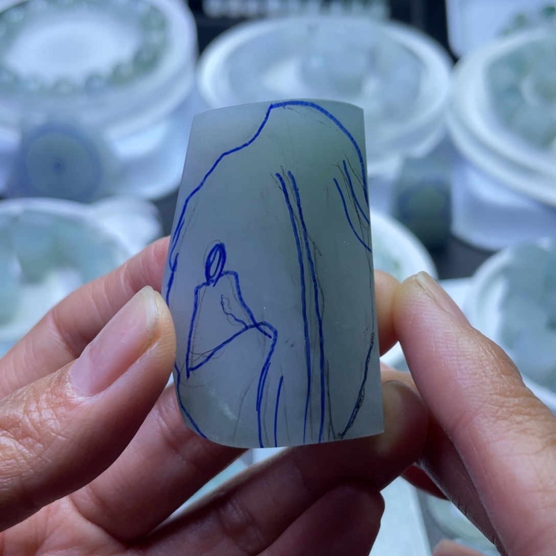 定制翡翠未镶嵌裸石定制