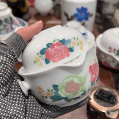 醴陵高温瓷釉下手绘180毫升