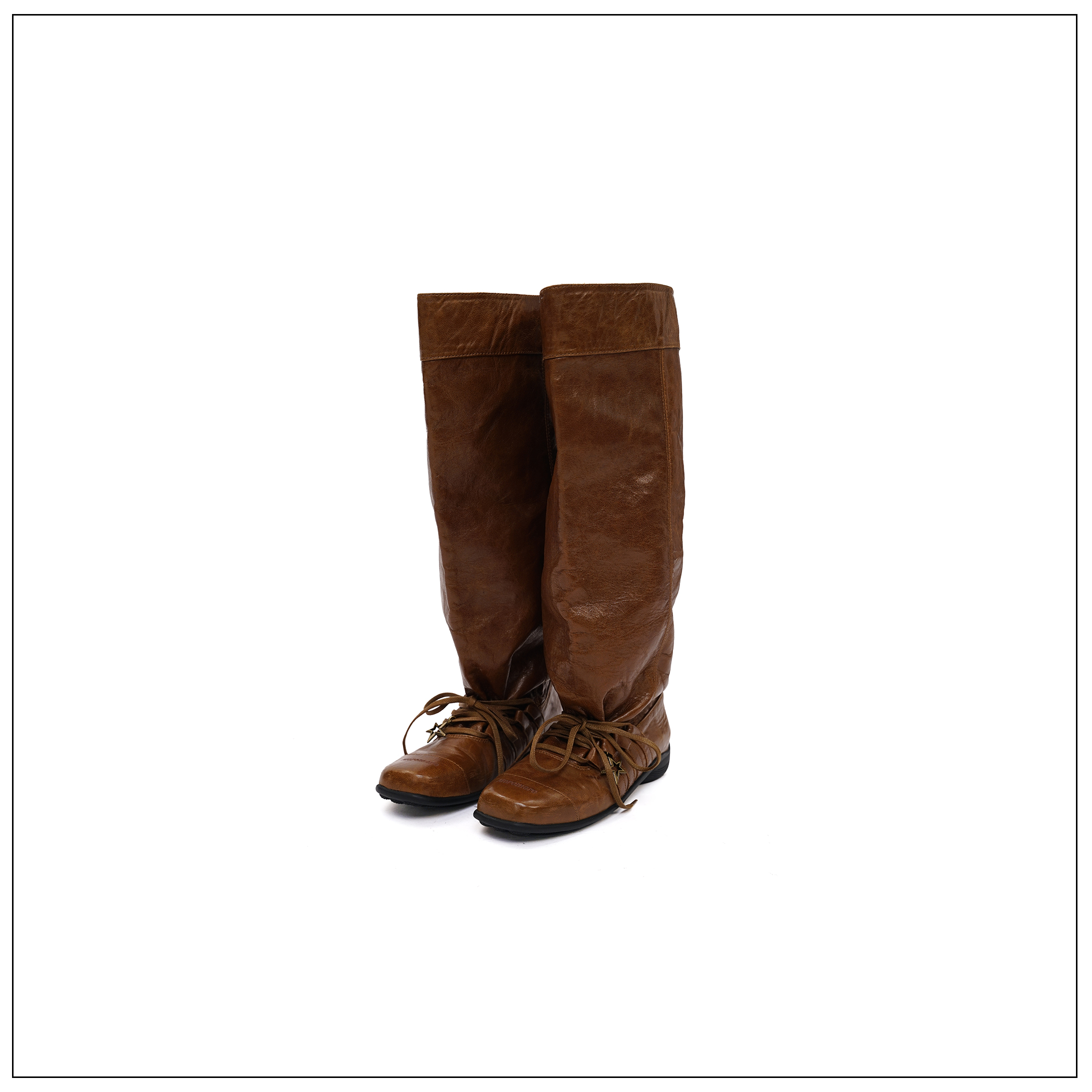 【广州】Moromoro* 星星挂坠系带堆堆靴