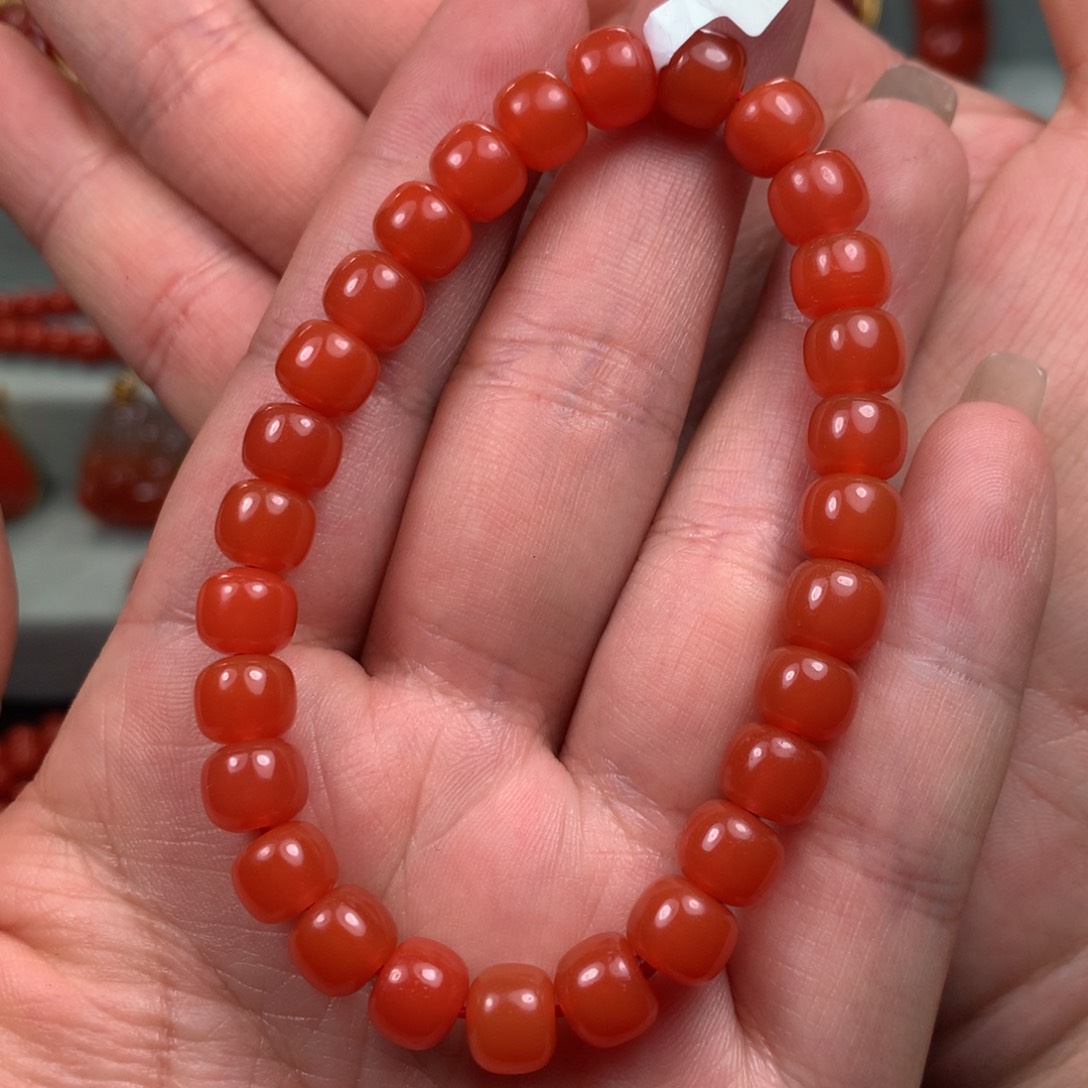 未镶嵌手串南红玛瑙