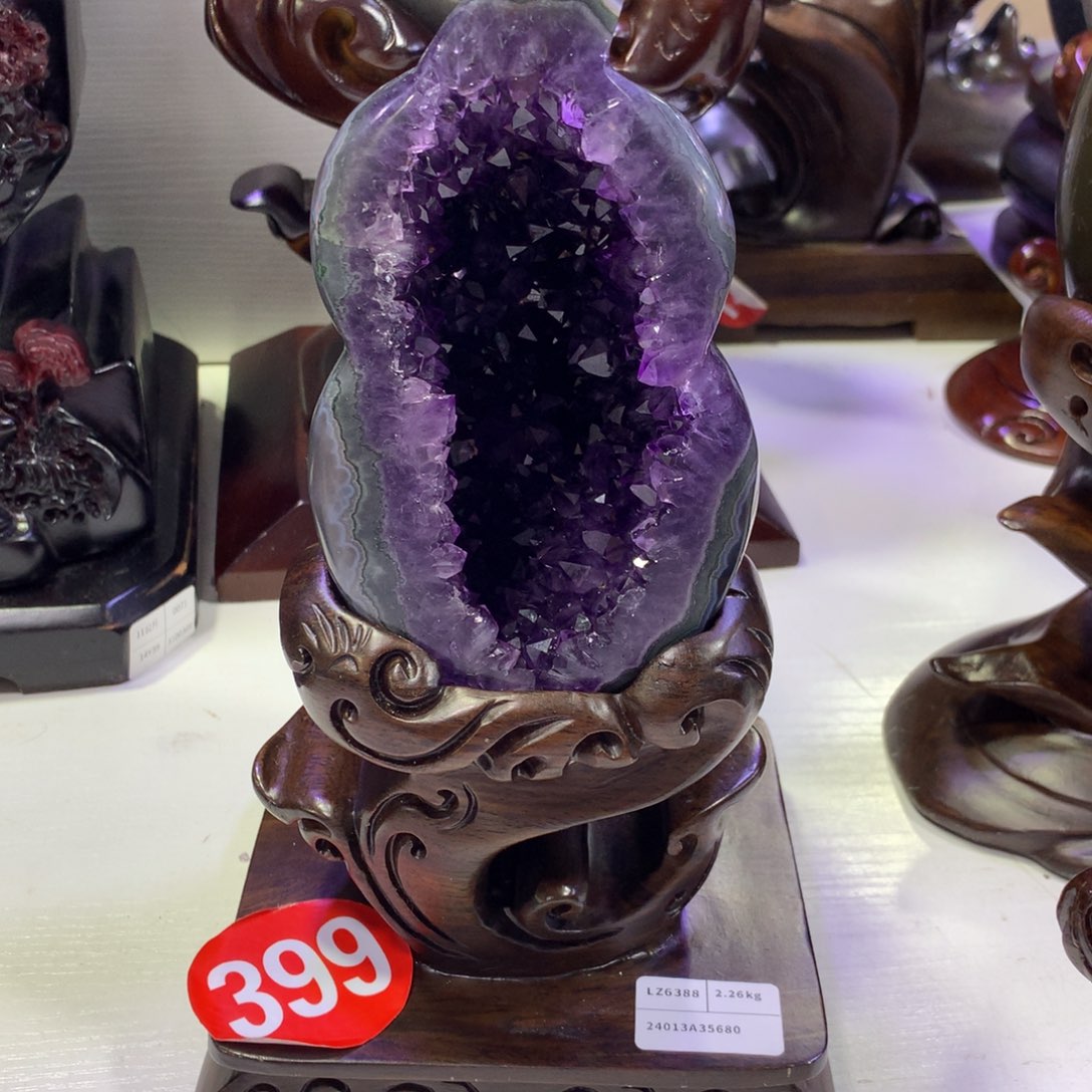 未镶嵌大型摆件（非配饰）紫晶
