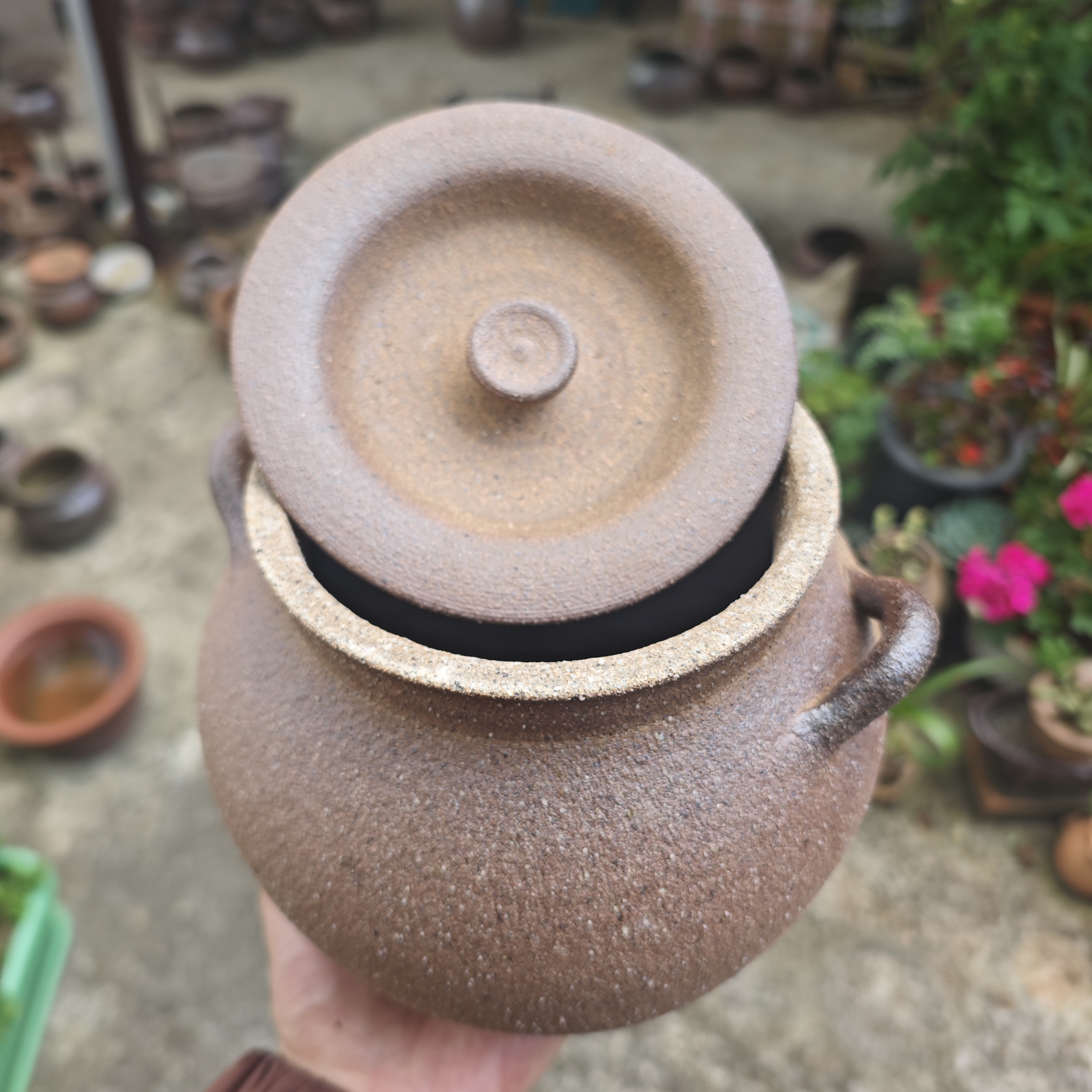 【2升柴烧砂锅】天然陶土粗陶老式全手工煲粥煮面家庭复古砂锅