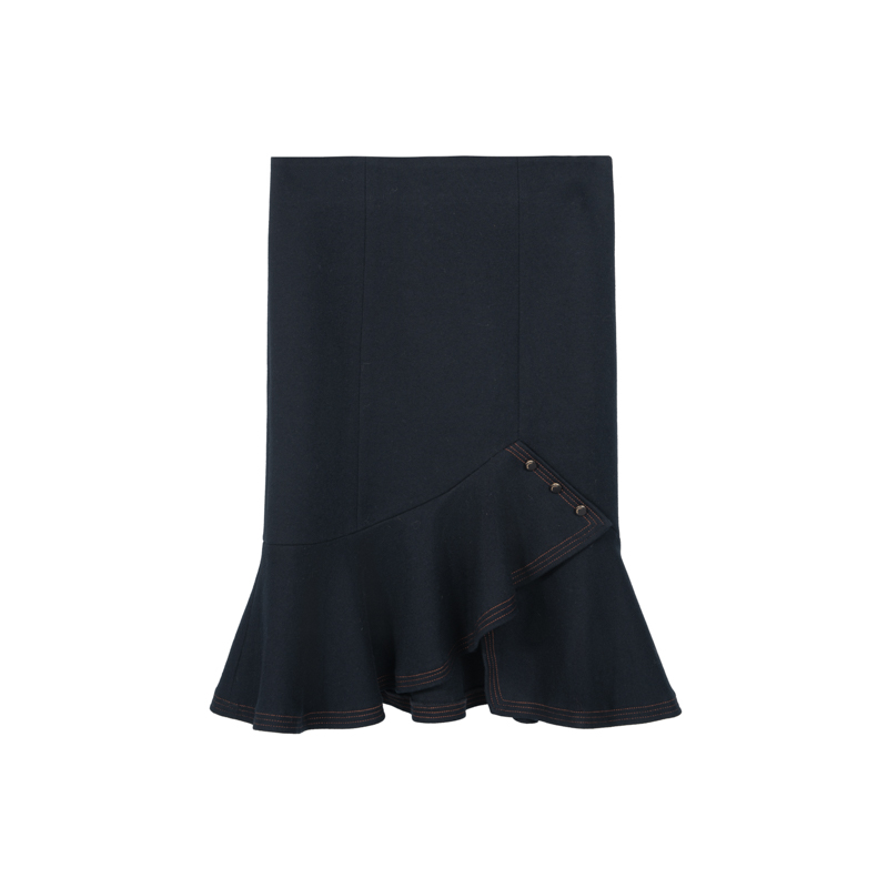 【小铃铛】她翼春季开叉半裙显瘦高腰时尚百搭BT4302334320