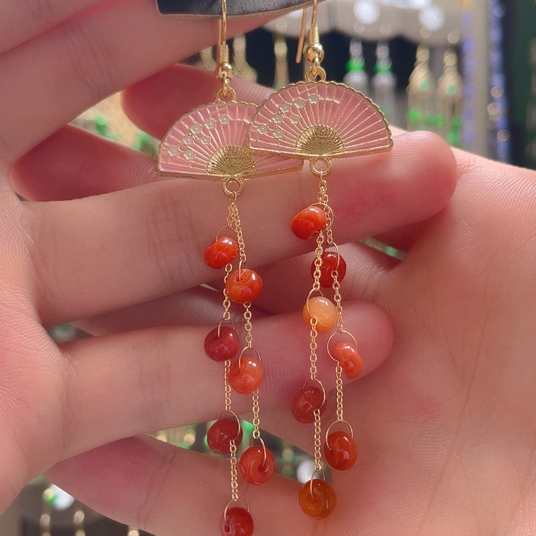 翡翠合金耳饰翡翠