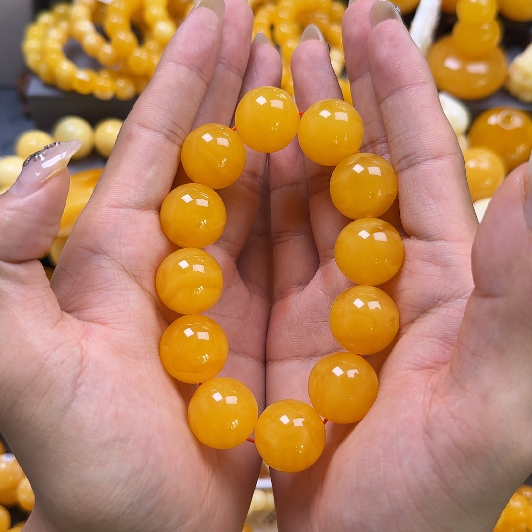 未镶嵌蜜蜡珠宝奇石同料20mm