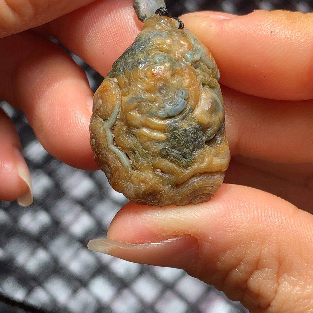 未镶嵌玛瑙/玉髓珠宝半成品