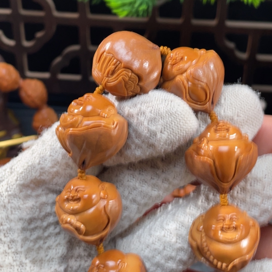 碧***月手串/手链橄榄核2.4包衣弥勒福利