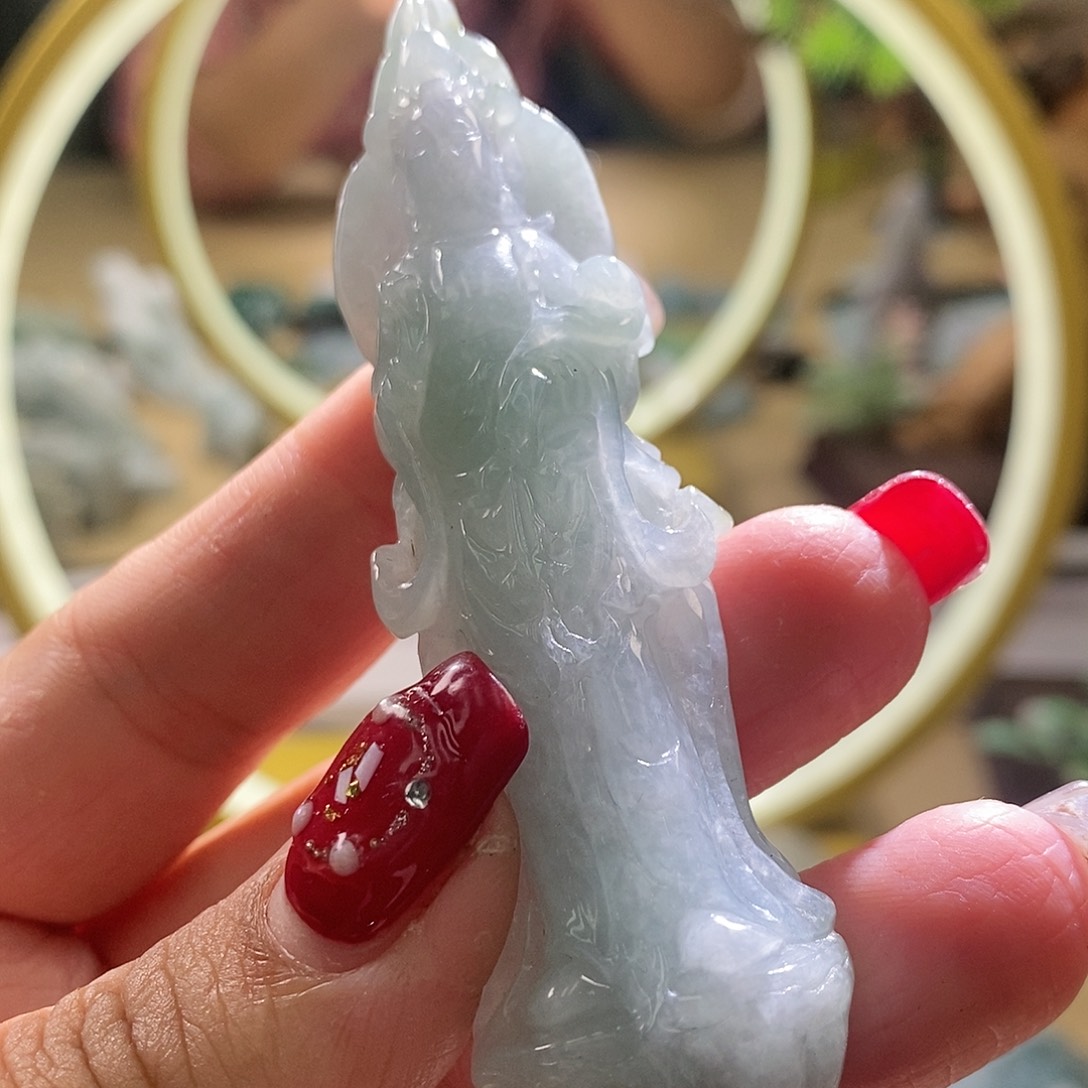 【闪购商品】翡翠颈饰未镶嵌观音