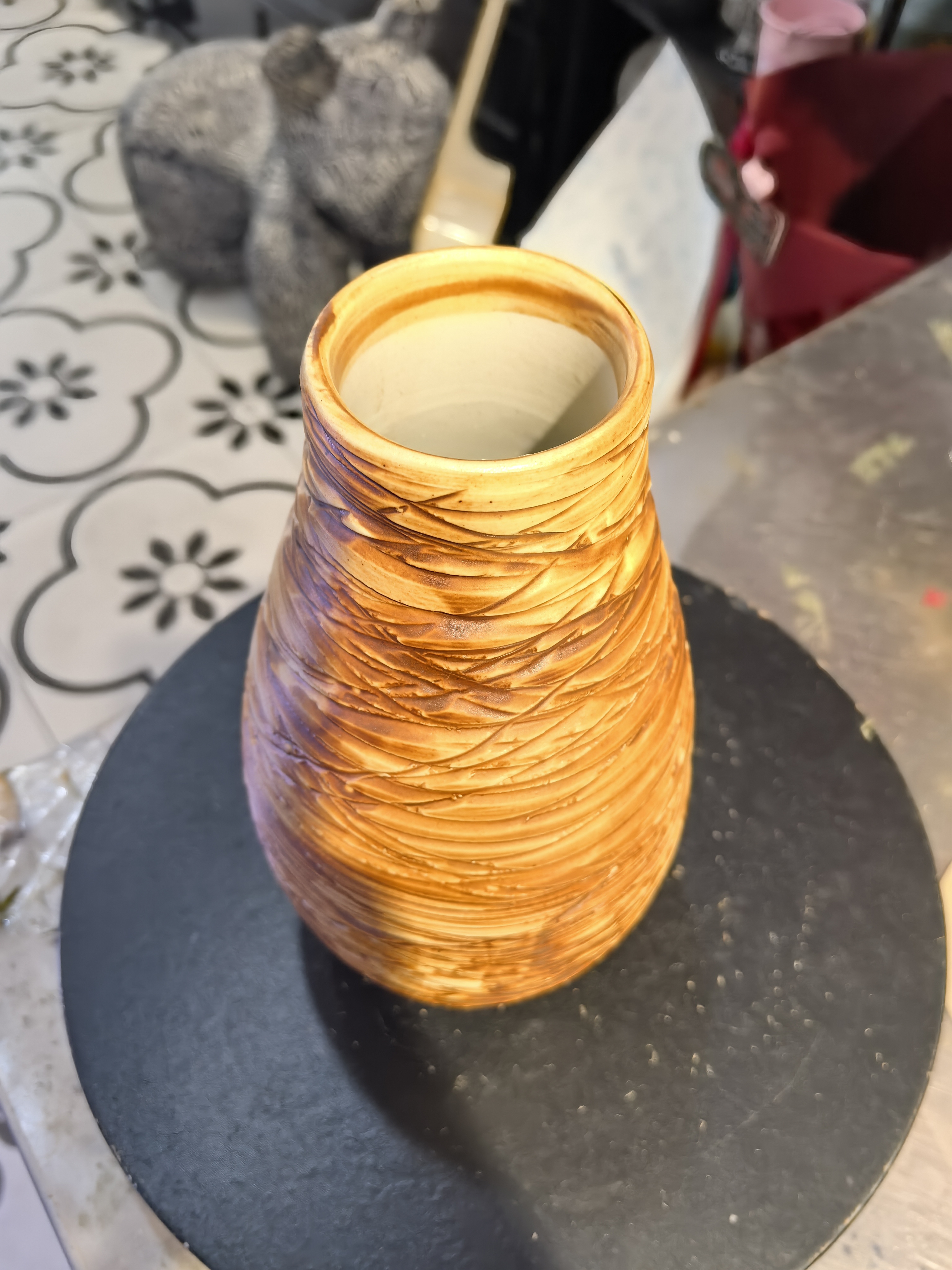 景德镇孤品花瓶适合干花真花摆放手工制作