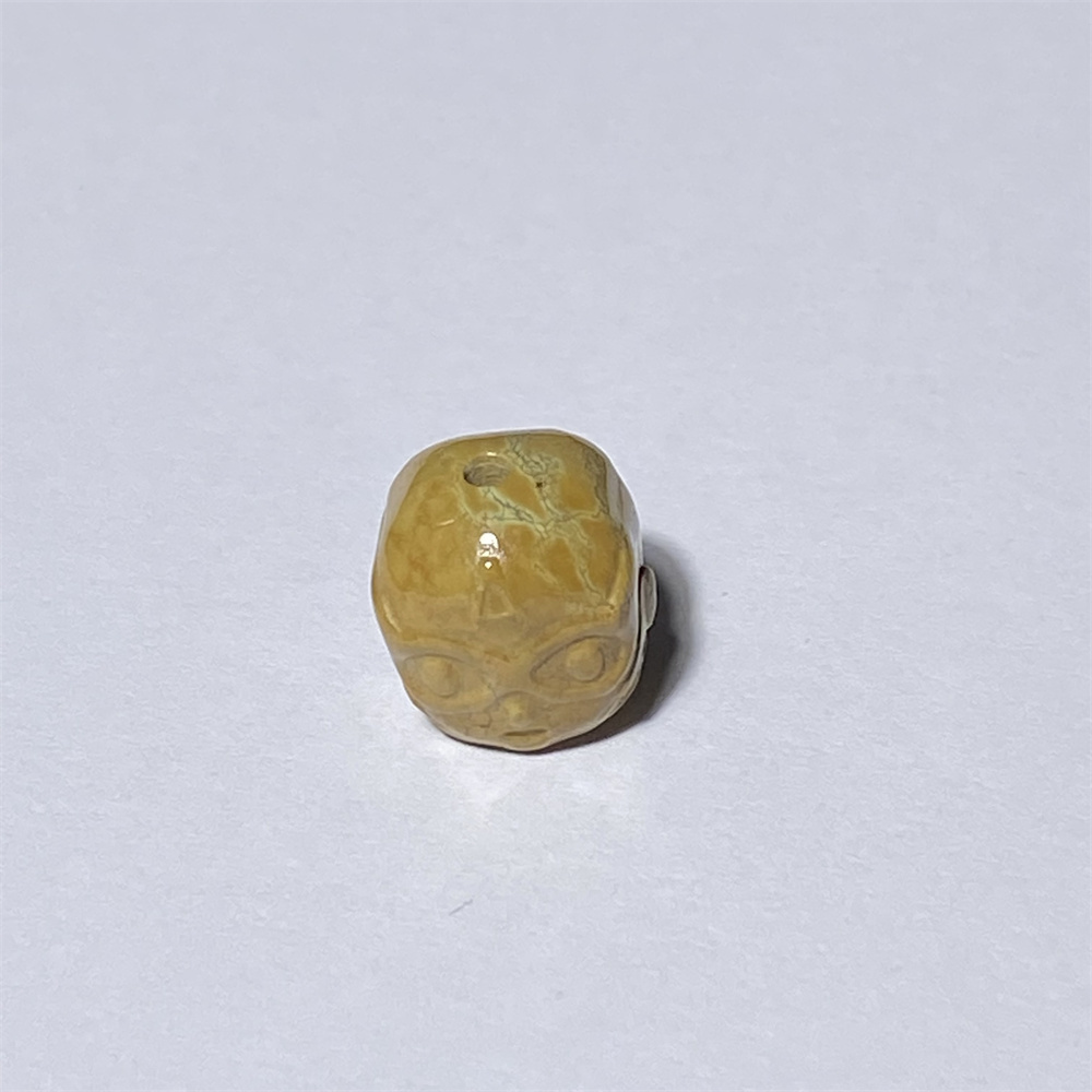 lot052921wx 绿松石 高瓷菜籽黄绿松石雕刻件
