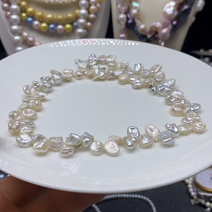 未镶嵌颈饰淡水珍珠