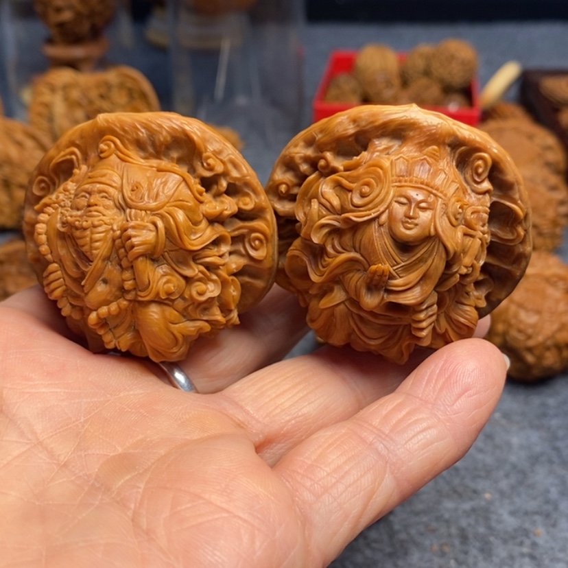 【闪购商品】手串/手链核桃小*神核桃雕刻