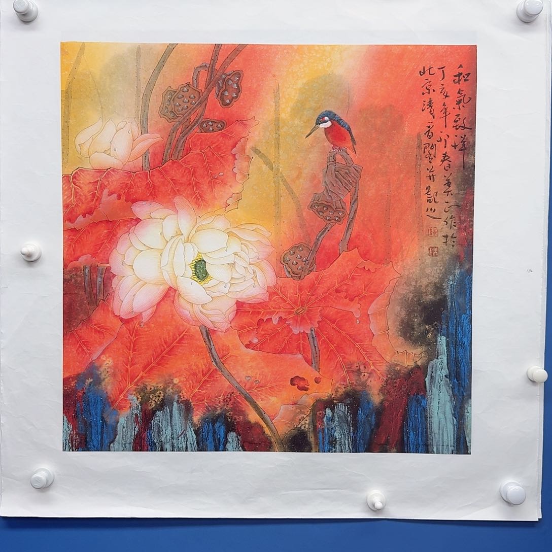 国画多次参加国内外大型