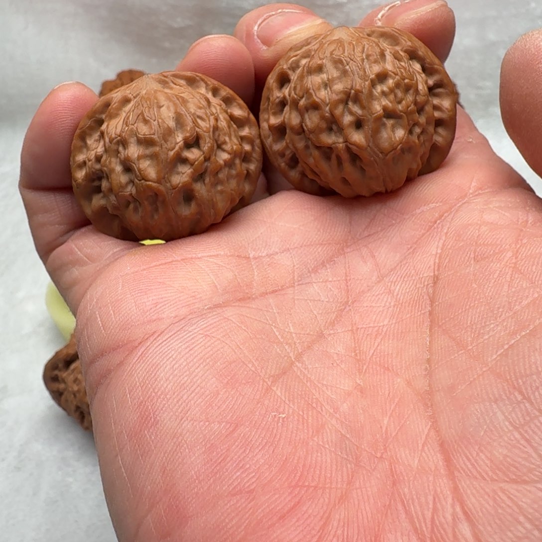 文玩核桃把件磨盘39