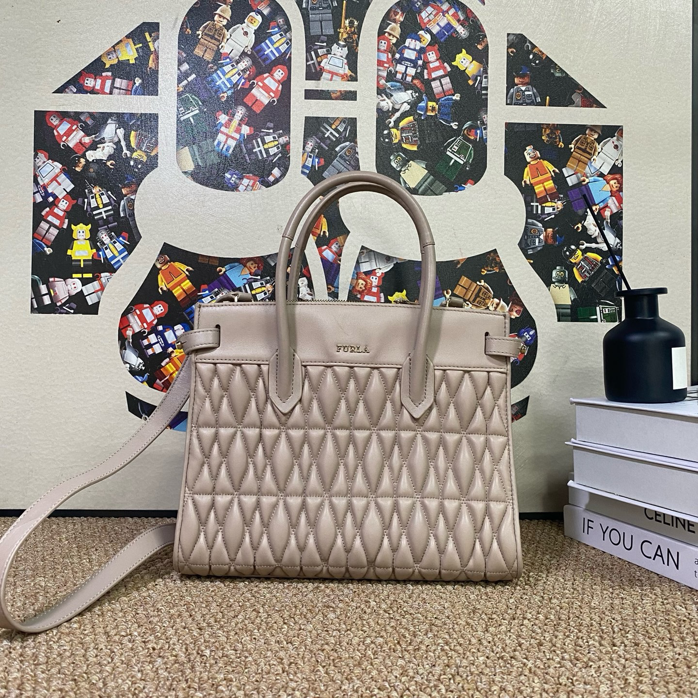 95新 FURLA/芙拉 21403斜挎包27*23