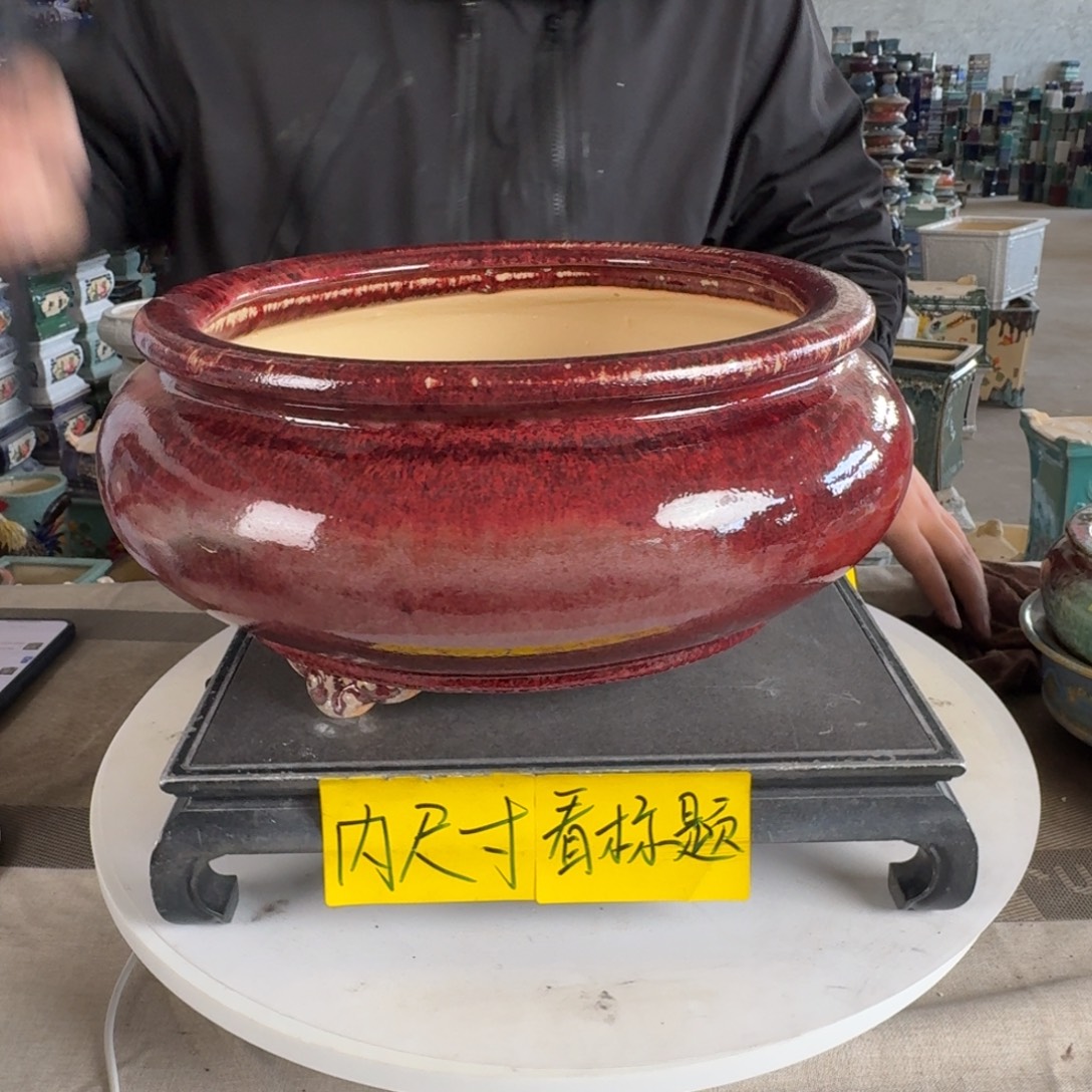 。一风堂石湾花盆 内26*12
