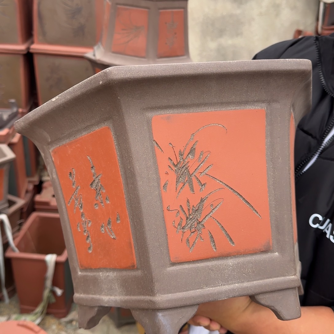 花盆紫砂口径33.21口径