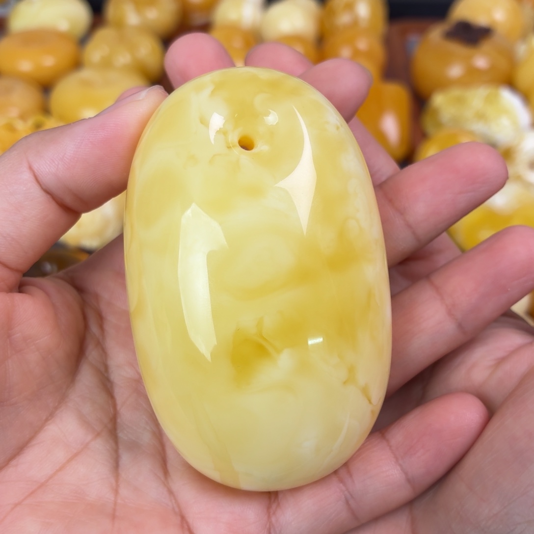 蜜蜡未镶嵌吊坠(不含链)蛋面