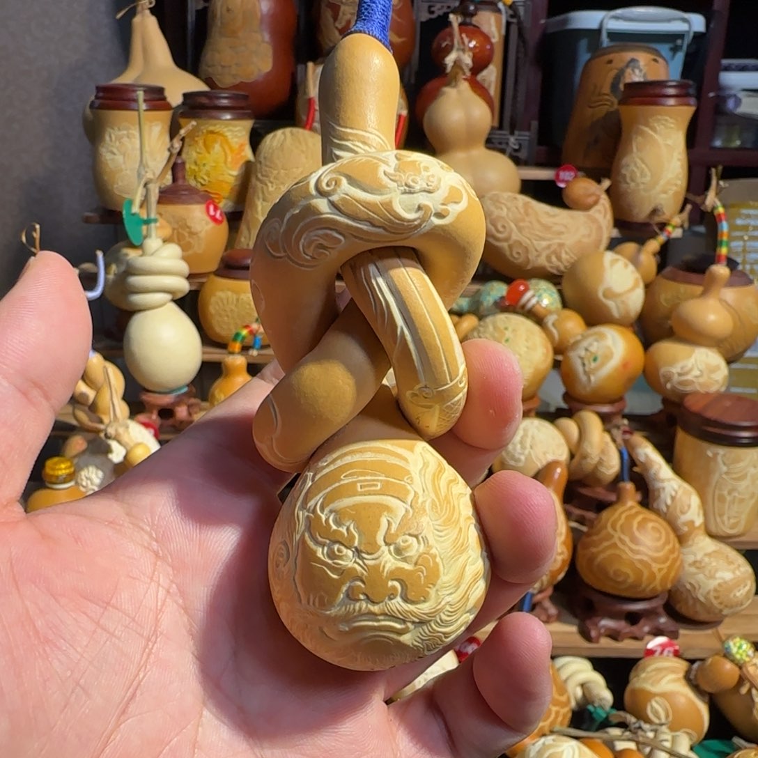 有机玻璃八字钟馗雕刻