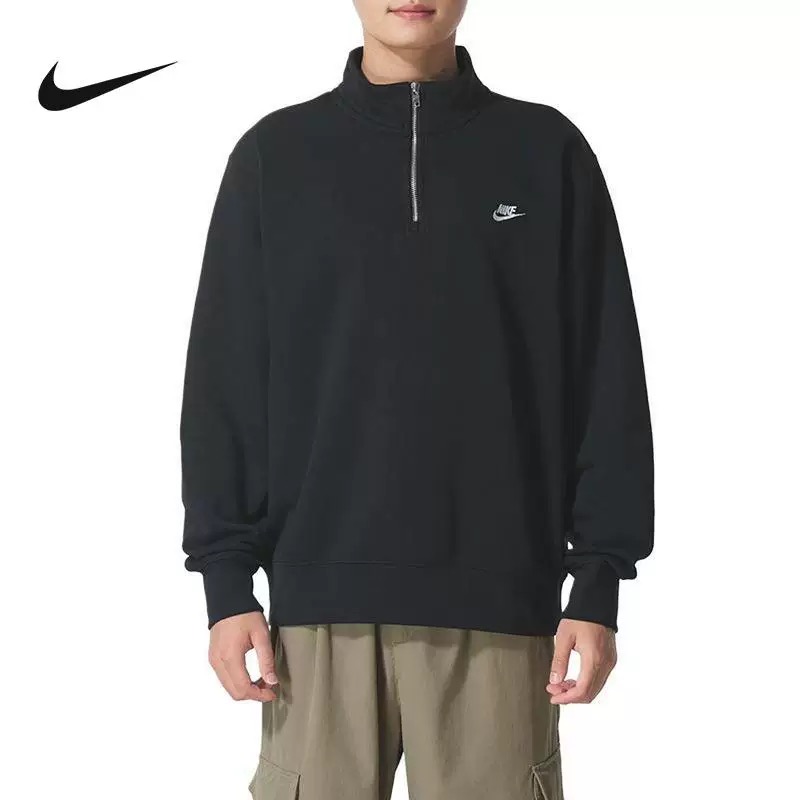 耐克NIKE FN3865休闲运动2025冬加绒男针织套头卫衣15