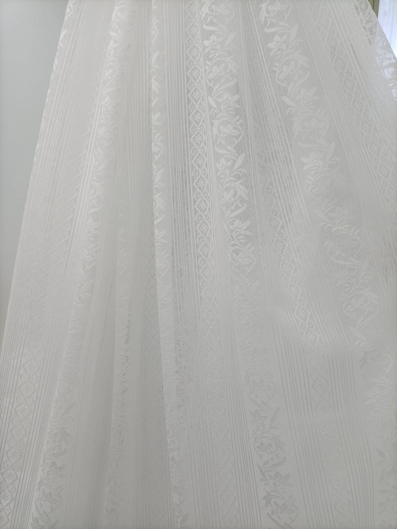 0860玫瑰满绣成品纱（不送挂钩）V