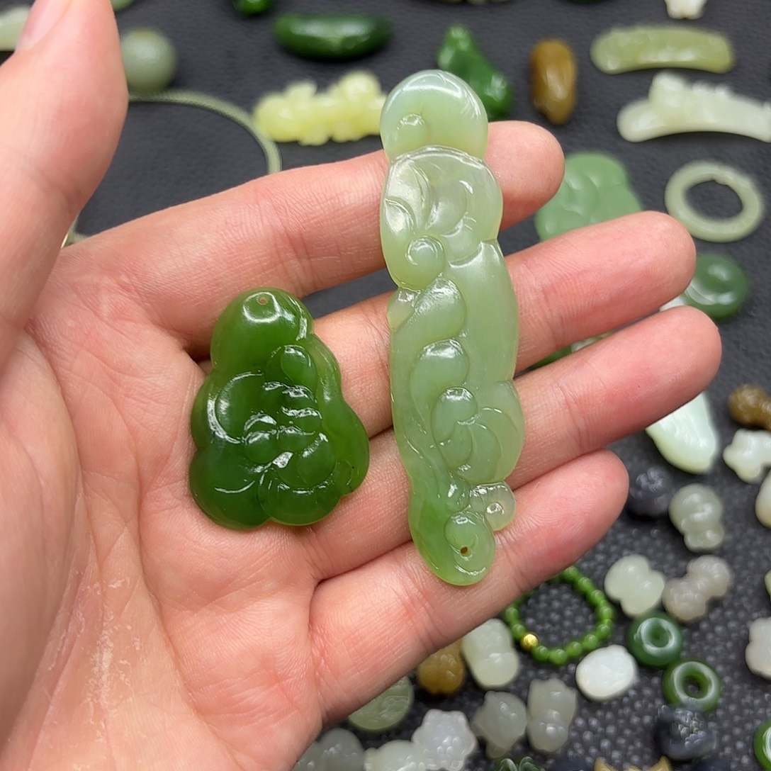 ****u和田玉未镶嵌颈饰拍一发一随机发