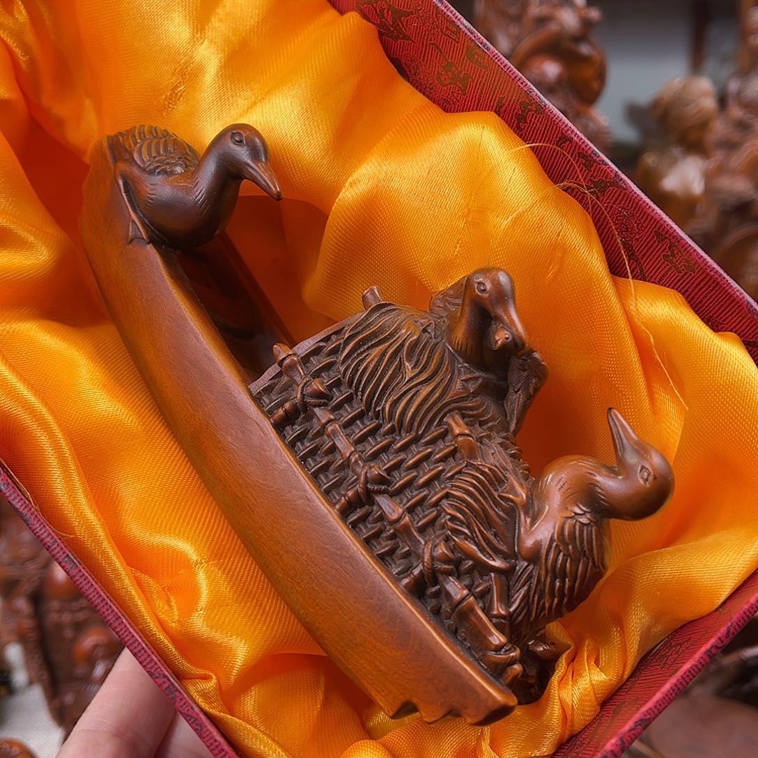 木黄杨木雕刻长度15厘米