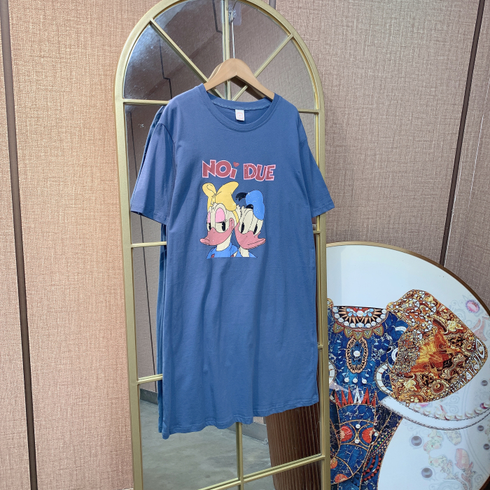 JV18孕妇混色两件装T恤裙  90-140