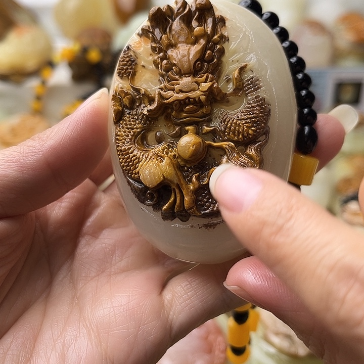 石材古青石不退换龙微瑕
