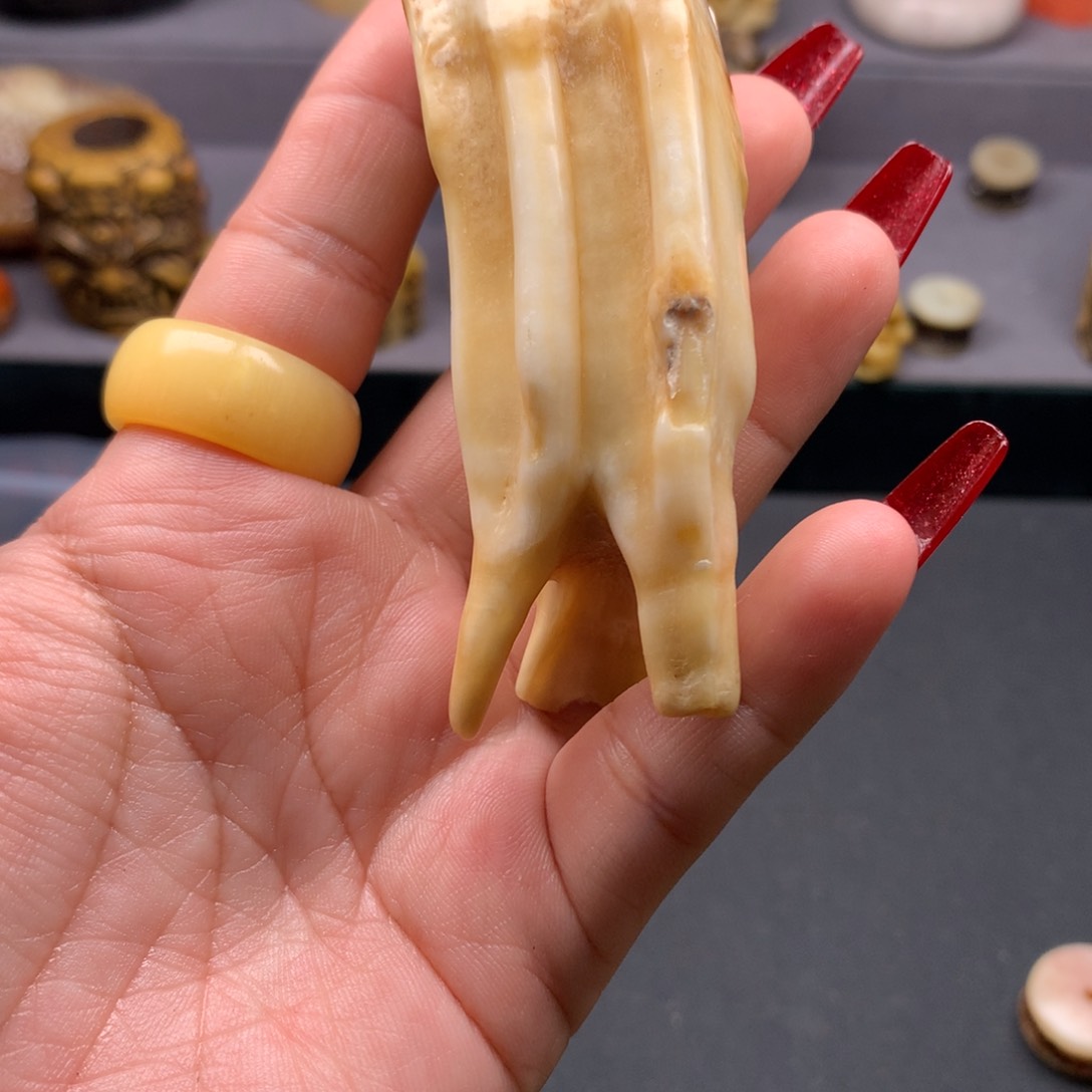 驼骨把件开****爸好看又好看