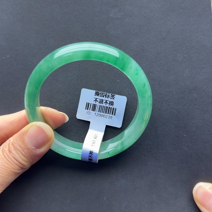 甜****石英质玉未镶嵌手镯燕子➕58.5