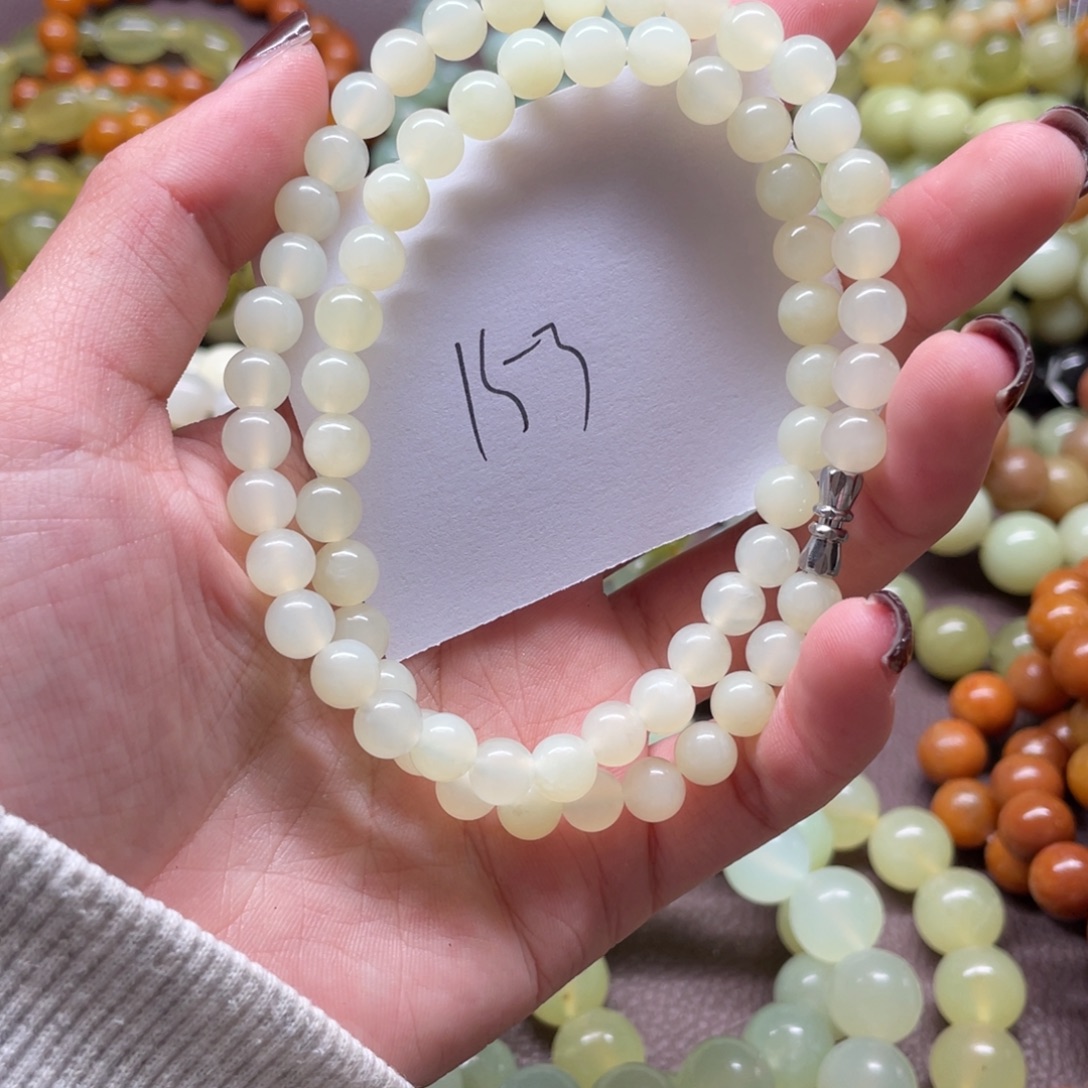 蛇纹石玉未镶嵌手链